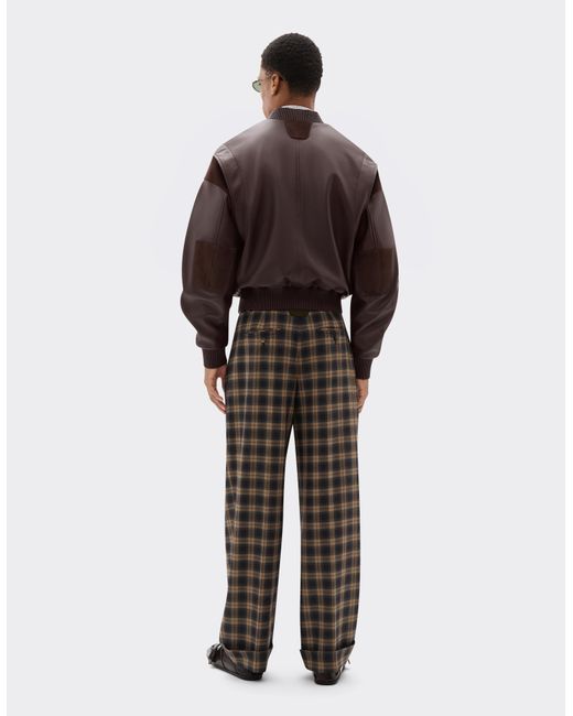 Ferrari Brown Bomber Jacket for men
