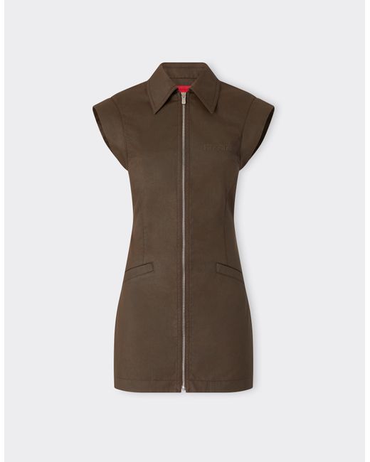 Ferrari Brown Mini Dress