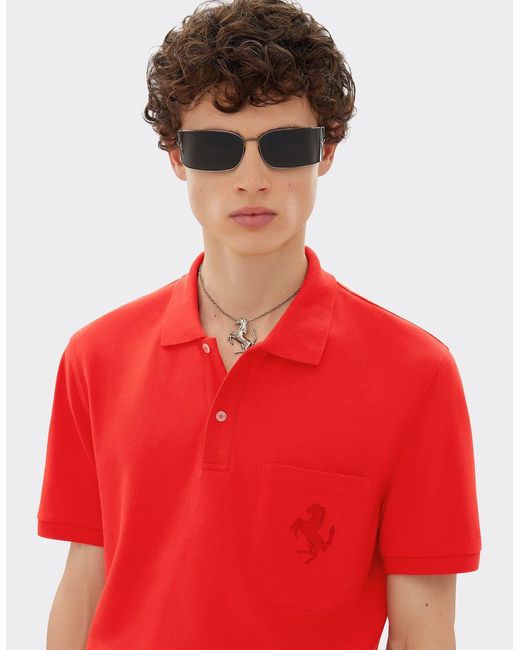 Polo con cavallino top