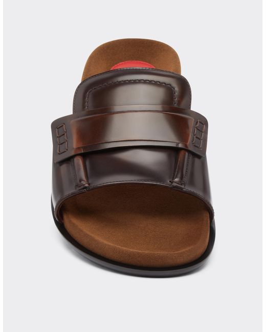 Ferrari White Slide Loafers for men