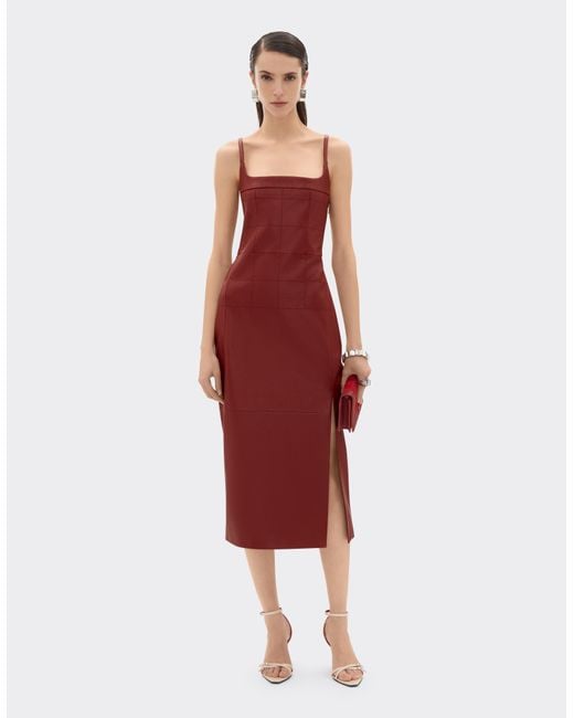 Ferrari Red Midi Dress