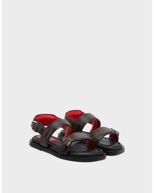 Ferrari White Flat Sandal for men