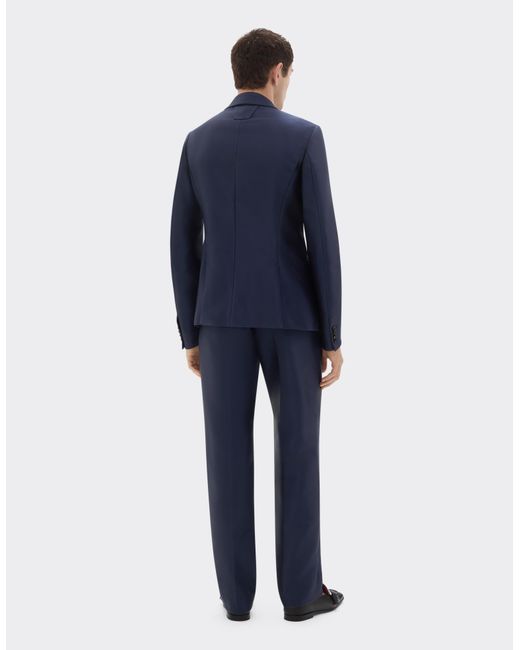Ferrari Blue Technical Gabardine Trousers for men