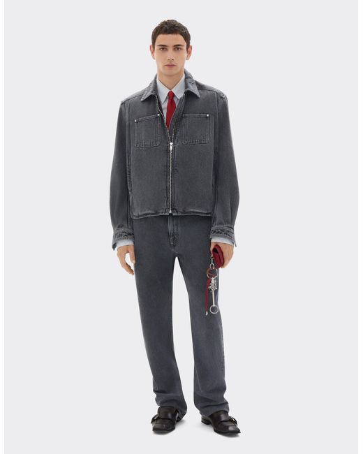 Ferrari Gray Five-Pocket Pants for men