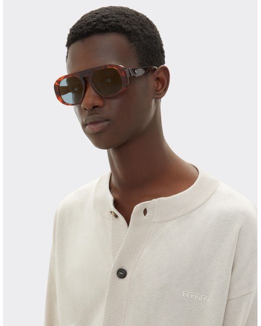 Ferrari Blue Sunglasses