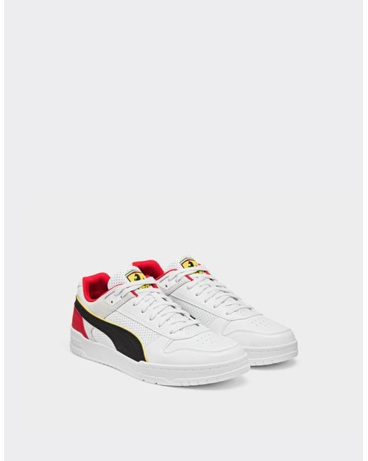 Ferrari White Puma For Scuderia Rbd Game Low Trainers