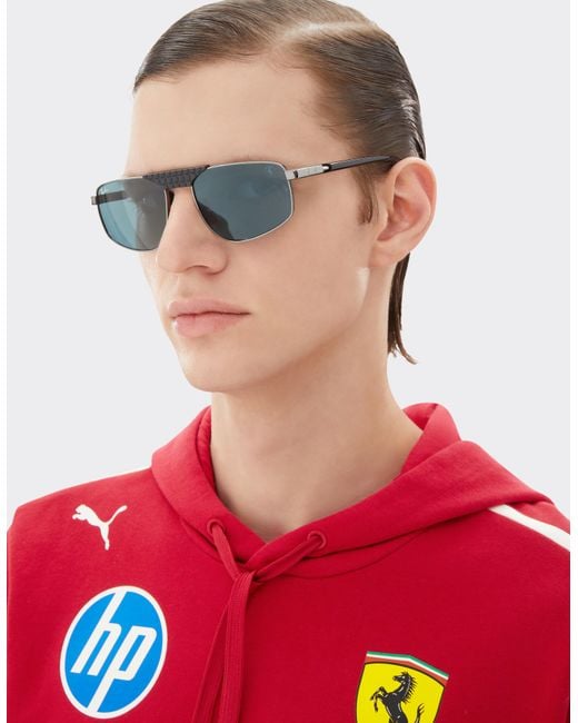 Ferrari Gray Ray-Ban For Scuderia Rb3776M