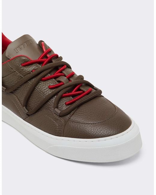 Ferrari White Low-Top Sneakers for men