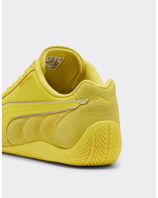 Ferrari Yellow Puma Sneaker For Scuderia Speedcat