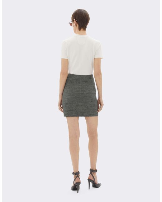 Ferrari Gray Mini Skirt