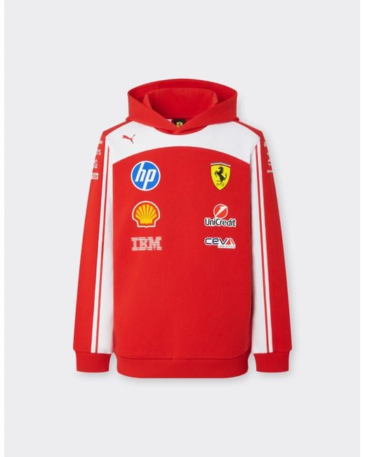 Ferrari Red Replica 2026 Puma For Scuderia Hp Kids' Sweatshirt