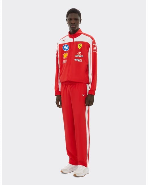Ferrari Red Replica Drivers Authentic 2026 Puma For Scuderia Hp Trousers for men