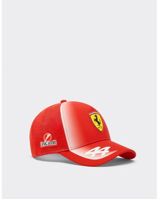 Ferrari Red Hamilton Junior Replica 2026 Trucker Cap Puma For Scuderia Hp