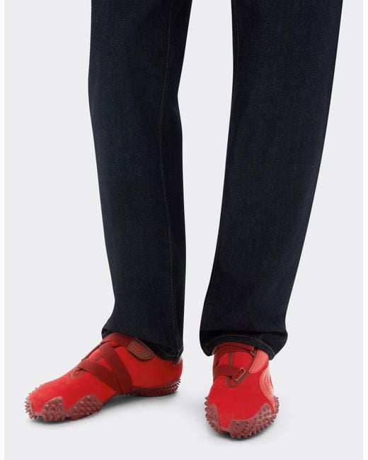 Ferrari Red Puma Mostro Sneakers For Scuderia Hp Las Vegas Special Edition