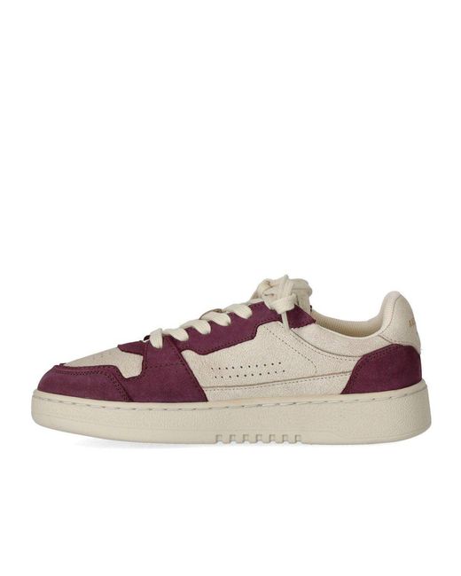 Axel Arigato Brown Dice Lo Burgundy Sneaker