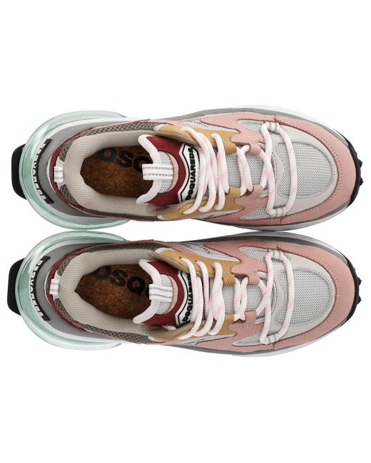 DSquared² Bubble Pink Grey Sneaker