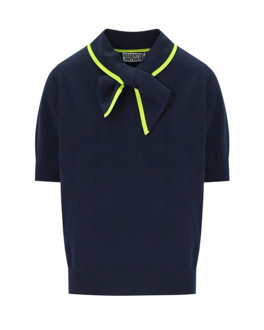 Essentiel Antwerp Blue Jonda Polo Shirt