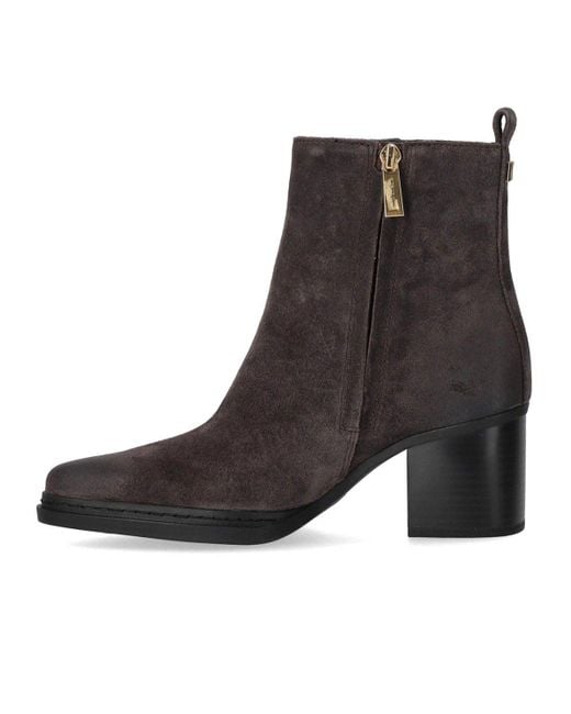 Michael Kors Black Lex Chocolate Stiefelette Mit Absatz
