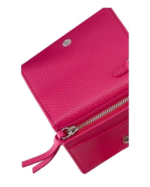 Ganni Pink Bou Card Holder
