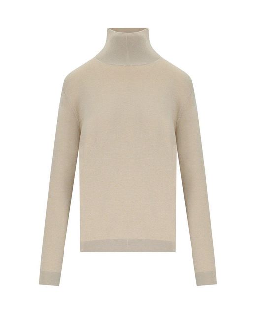 Weekend by Maxmara White Kiku Turtleneck Sweater