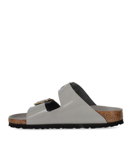 Birkenstock Brown Arizona Big Buckle Stone Sandal