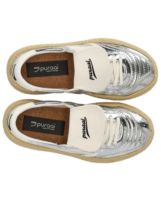 Sneaker 4.05 Polly Cocco di PURAAI in Metallic