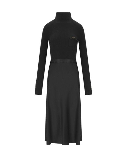 Abito Dolcevita di Elisabetta Franchi in Black