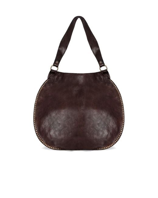 Campomaggi Brown Kura dunkele schoppertasche