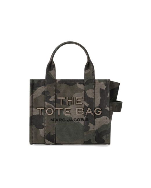 Marc Jacobs Black The camo jacquard small tote handtasche