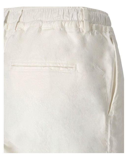 Cruna White Deva Butter Trousers