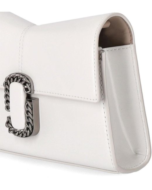 Clutch the st. marc bianca di Marc Jacobs in White