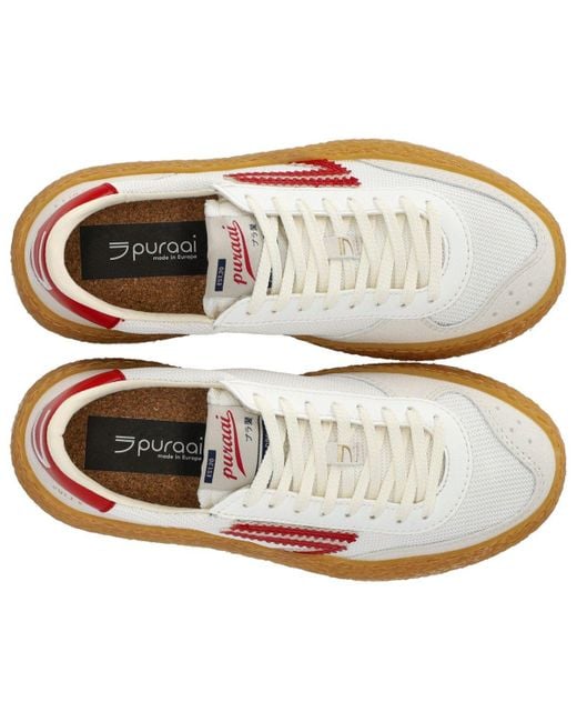 Sneaker 4.05 Polly Apple di PURAAI in Red
