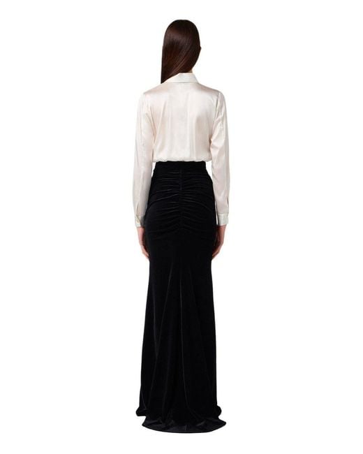 Elisabetta Franchi Black Carpet Ivory And Dress