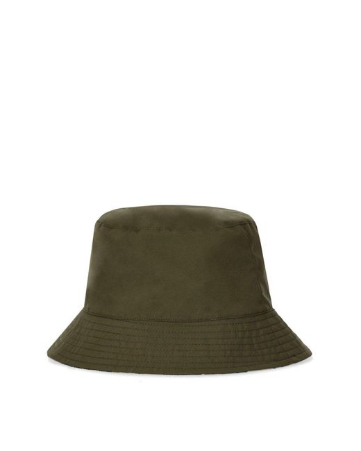 Barbour Green Hutton Reversible Bucket Hat for men