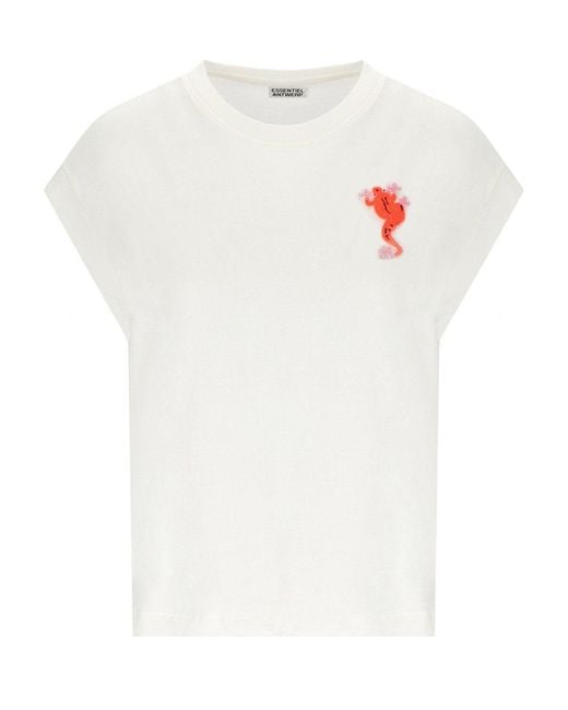 Essentiel Antwerp White Jungala T Shirt