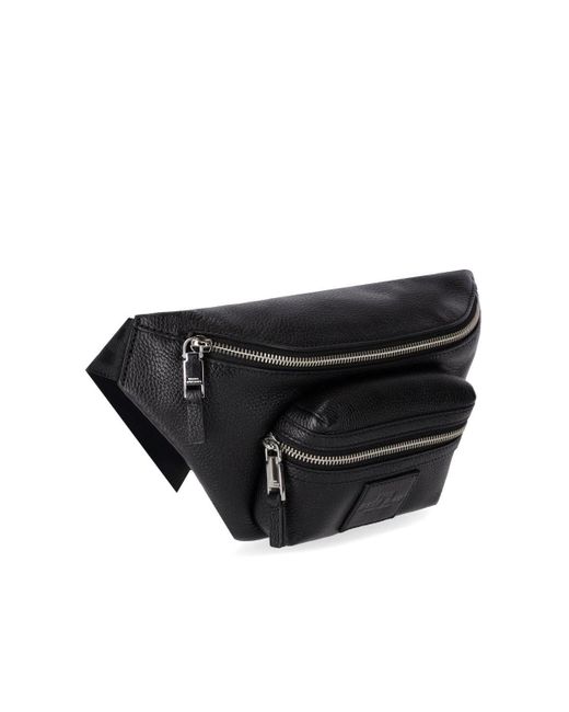 Sac banane the leather belt bag Marc Jacobs en coloris Black