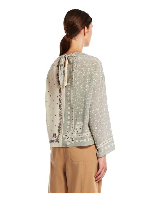 Blusa caraffa Weekend by Maxmara de color White