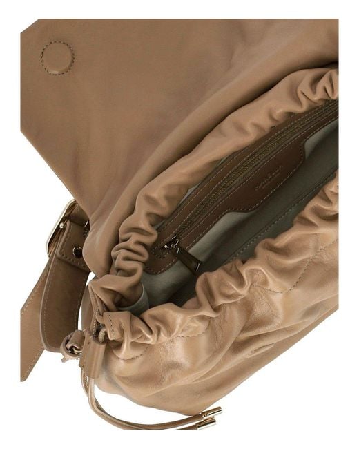 Marella Brown West Camel Shoulder Bag
