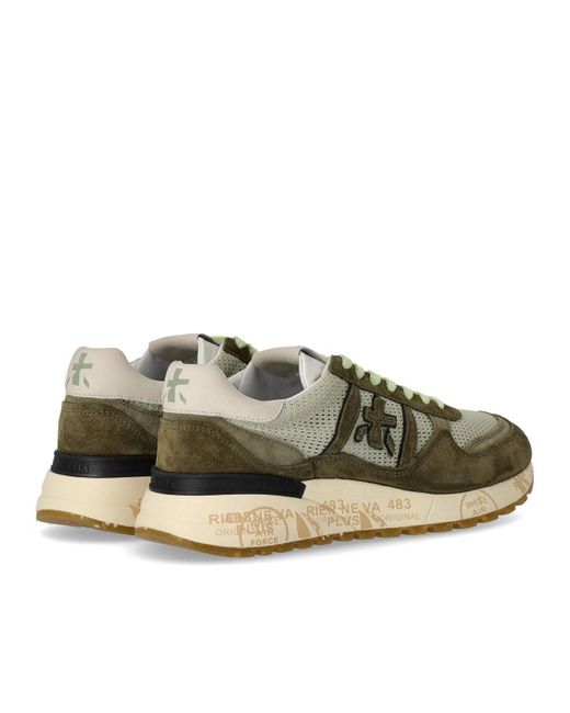 Premiata Green Sneakers for men