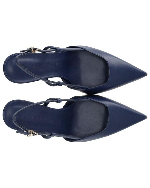 Sergio Levantesi Blue Kate Slingback Pump