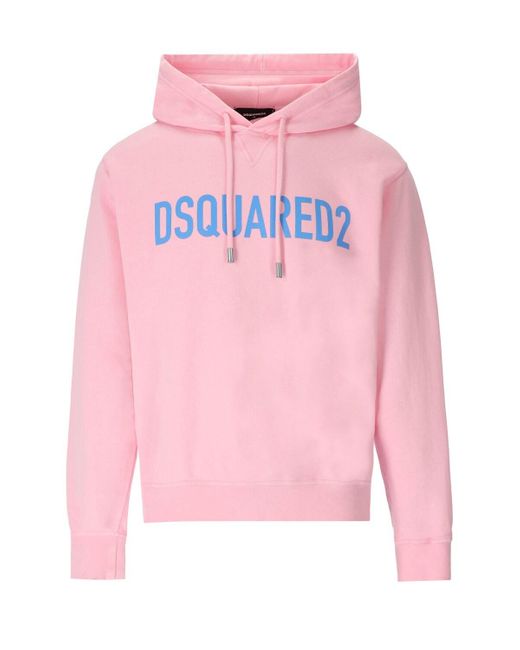DSquared² Cool Pink Hoodie for men