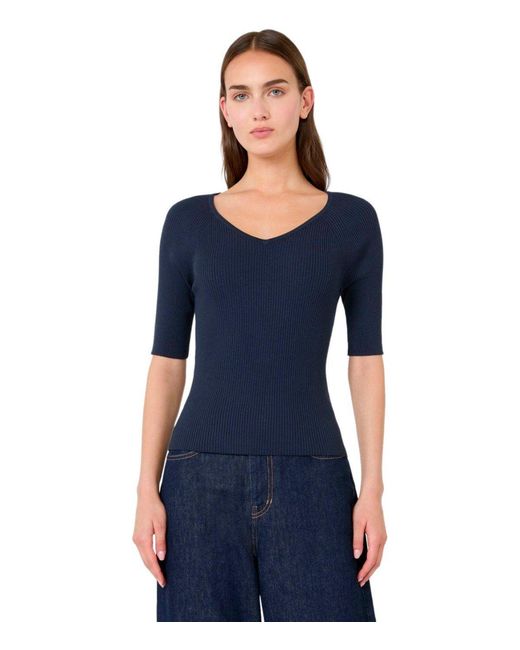 Weekend by Maxmara Blue Tenente Top