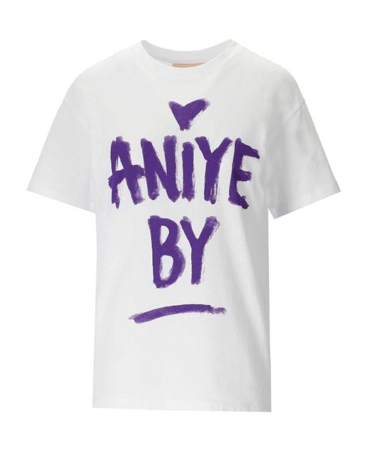 Camiseta nyta blanc Aniye By de color White
