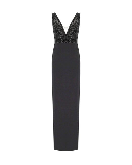 Elisabetta Franchi Black Carpet Dress
