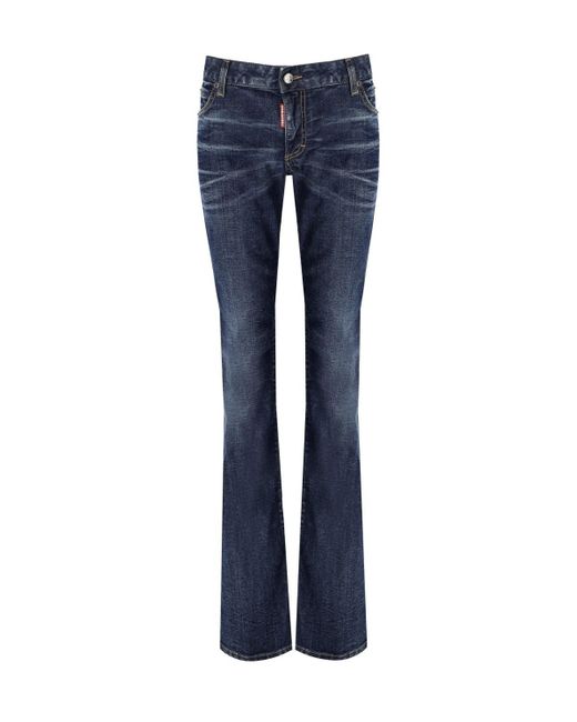 DSquared² Blue Medium waist flare e jeans