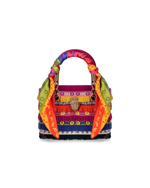 Kurt Geiger Red Kensington Mini Multicolor Handbag
