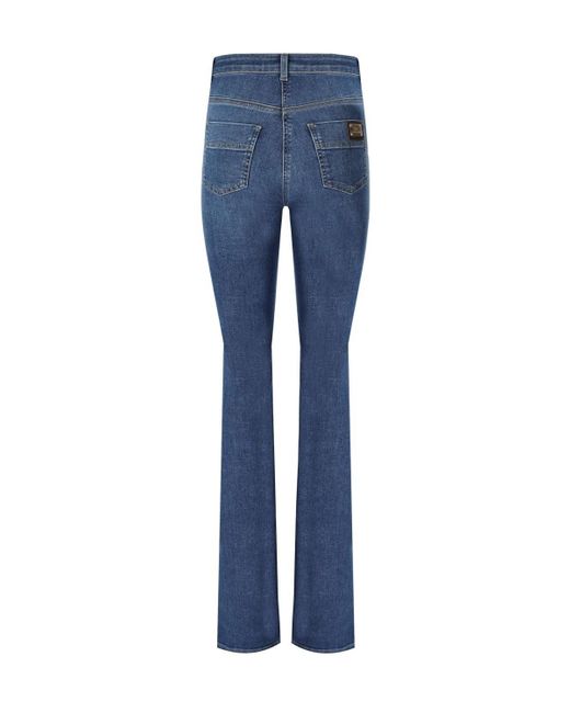 Elisabetta Franchi Blue Flare Jeans