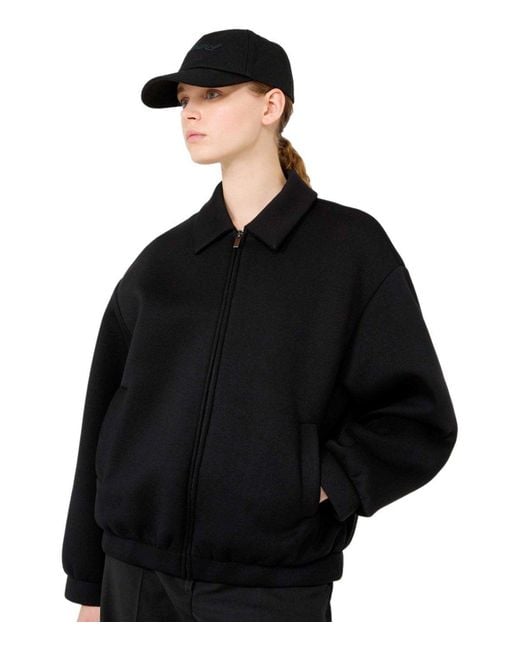 Weekend by Maxmara Black Zebra Sweatshirt