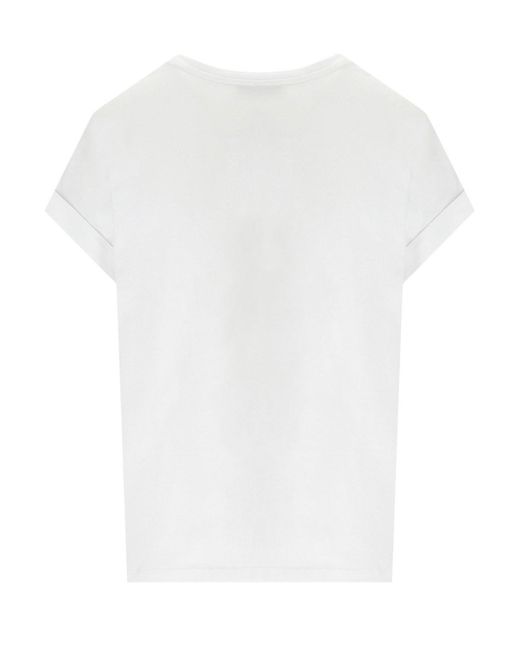Twin Set White T-shirt With Logo