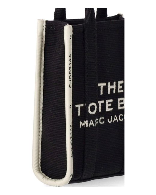Marc Jacobs The Jacquard Crossbody Tote Black Bag